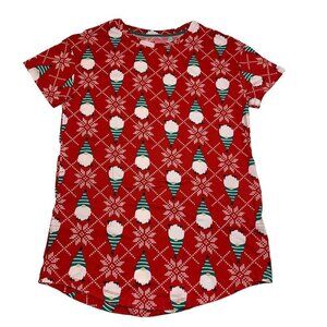 Secret Treasures Holiday/Christmas Gnome Sleep Shirt/Nightgown Women's Size S/M